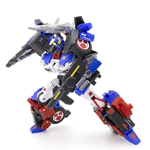 JIGFLY 7in Transforming Smokescreen New Autobot Leader, Alpha Trion Close Guard, Variable Sports Car Model Robot Series Toy Figura de acción Versión KO