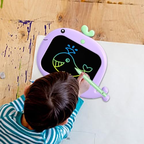 JINGAN Tablero de garabatos para niños - Tablero de Escritura para niños con Tableta LCD Reutilizable, Respetuoso con los Ojos, de 10 Pulgadas | Juguete Educativo de Aprendizaje para Sala