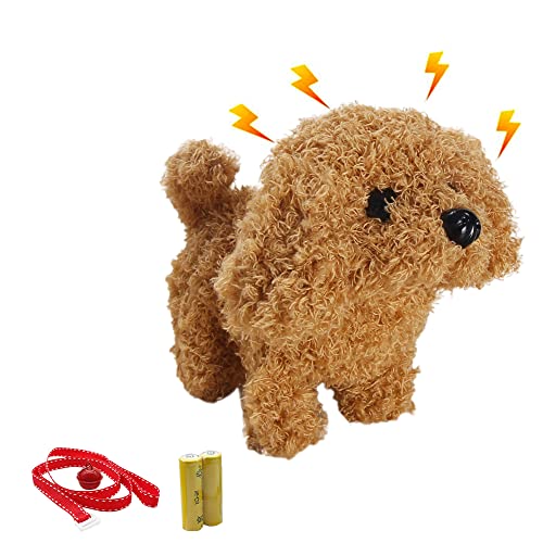 Jooheli Mascota Interactiva, Perritos de Juguete Que Andan, Peluche Interactivo Electrónico Cachorro Mascota con Caminando y Ladrando, Mascota Interactiva Perro Regalos para Niños 3 4 5 6+ Años