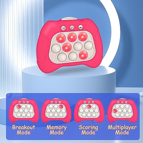 JOPHEK Consola de Juegos Burbujas de Empuje rápido,Puzzle Pop Game,Fidget Bubble Game,Controller Fidget Toys Máquina de Juego de Rompecabezas para Niños y Adultos