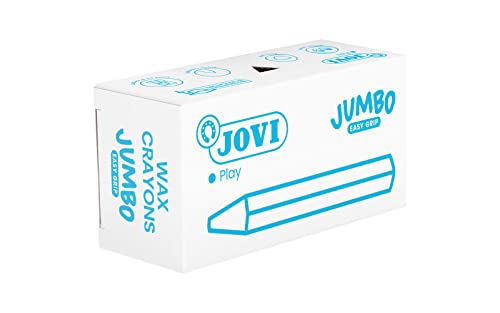 Jovi - Ceras triangulares Triwax, caja 12 ceras color verde claro(97304)