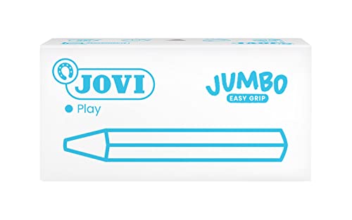 Jovi - Ceras triangulares Triwax, caja 12 ceras color verde claro(97304)