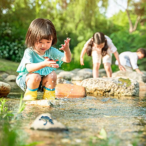 Juego de 36 juguetes de rana de lagartos de serpiente de reptiles de plástico para la cognición de animales, regalos de fiesta de cumpleaños, juguetes de broma para niños, decoración de fiesta de