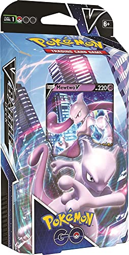 Juego de cartas pokemon tcg pokemon go battle deck mewtwo v inglés