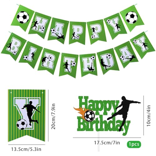 Juego de globos de fútbol con número 11 para decoración de cumpleaños de 11 años