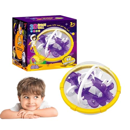 Juego De Laberinto | 3D Bola De Puzzle Laberinto De Nivel | Juguete De Juego De Puzzle 3D Para Niños | 92/120/140 Para Niños | Rompecabezas De Memoria Y Cerebro Juguete De Bola De Laberinto