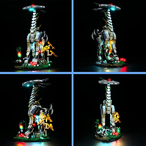 Juego de luces LED para Lego Horizon Forbidden West de cuello largo, juego de iluminación LED para Lego 76989 Horizon Cuello largo Tallneck – Solo juego de luces, no modelo Lego (versión estándar)