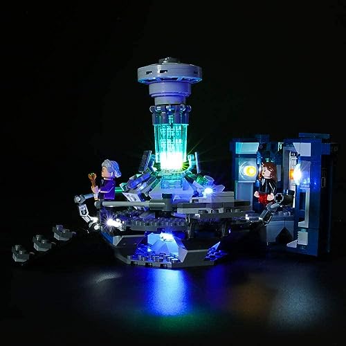 Juego de luces USB para Lego 21304 Ideas Doctor Who Bloque de construcción, no incluye el modelo