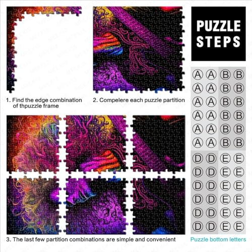 Juegos para Adultos Puzzle Músico Pop Juego de Rompecabezas de 1000 Piezas Rompecabezas de Madera para niños Niños Niñas IQ Challenge Juegos de Rompecabezas Tamaño (50x75cm)