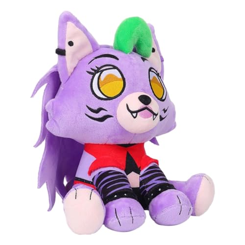 Juguete de peluche Ro-xy sentado, peluche abrazable de lobo Rox-Anne, 1/2 pieza, juego de terror Five Nights at Fre-ddy Series Role, juguetes de peluche lindos animales de peluche, juguetes de peluche