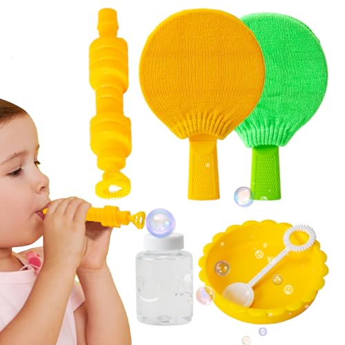 Juguete de Rebote de Burbujas Que sopla - Juguete de Burbujas impoppable para la interacción Entre Padres e Hijos,Juguetes de Fitness para Interiores para el hogar, guardería, Parque de Virtcooy