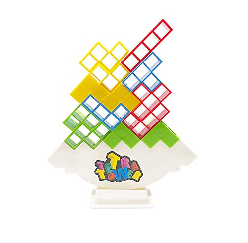 Juguetes Apilables De Equilibrio Juegos De Tetris Tower Para Niños Juego De Equilibrio Para Niños Juegos Apilables Tetris Block Game Montessori Adecuado Para Niños Y Niñas Como Juguetes Educativos