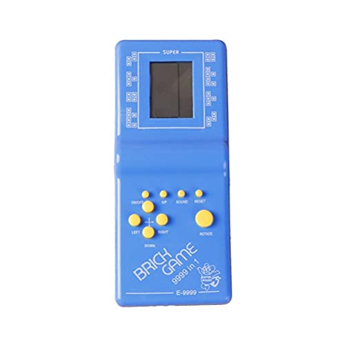 Kagodri Retro Handheld Game Machine Tetris Game Console Toy Funny with Sound Ladrick Game Machine Portable Travel Game Console Niños Regalo de cumpleaños para niños Niñas Niños