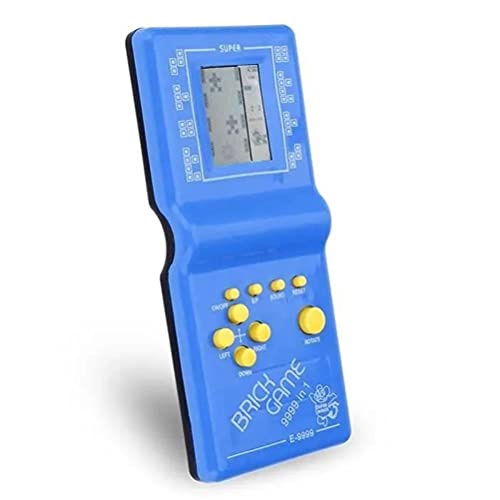 Kagodri Retro Handheld Game Machine Tetris Game Console Toy Funny with Sound Ladrick Game Machine Portable Travel Game Console Niños Regalo de cumpleaños para niños Niñas Niños