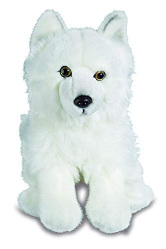 Katerina Prestigre - Peluche de lobo blanco 24/33/14 cm