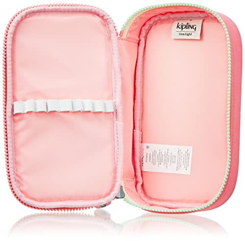 Kipling 50 PENS, Estuche Grande con Capacidad para 50 Bolis, 21 cm, 1 L, Rosa Candy C