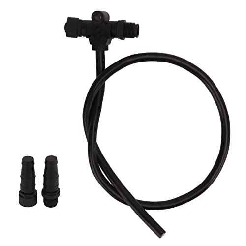 Kit de Cable de Caída de Red, Larga Vida útil 0,5 M Cables de Conector T Duraderos de 5 Pines Resistencia de Terminal Impermeable IP67 Resistente Al Desgaste para NMEa 2000