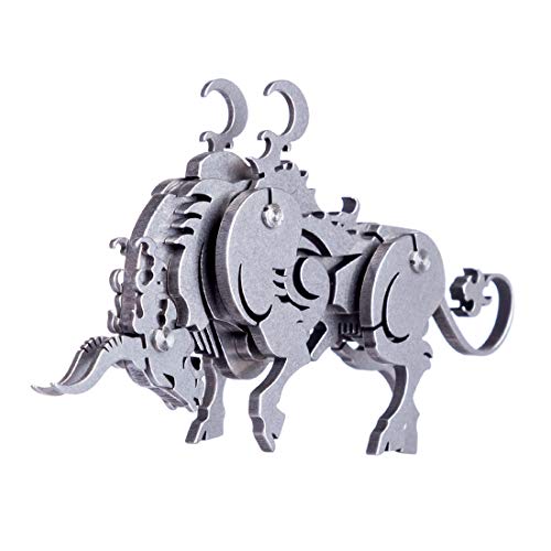 Kit Modelo Rompecabezas Metal 3D, Rompecabezas mecánico Metal Ganado, Bricolaje, ensamblar manualmente Modelos Animales, Regalos cumpleaños Navidad Adultos - Ganado