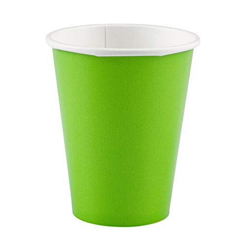 Kiwi Green Paper Cups 266ml /8