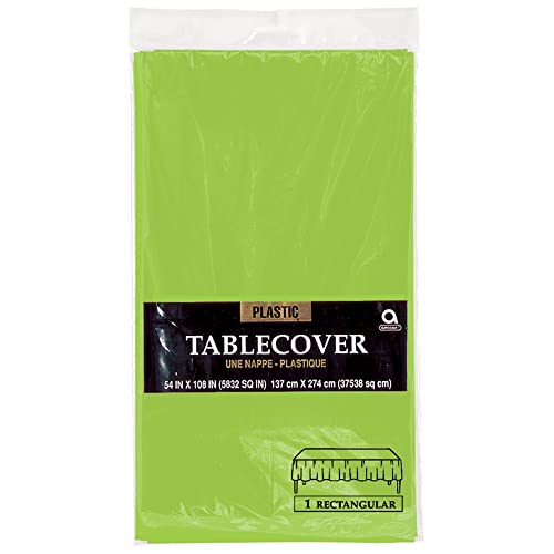 Kiwi Green Plastic Tablecovers 1.37m x 2.74m