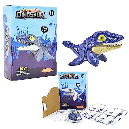 Kögler 90532 – Kit de construcción de Dinosaurios para Montar – Fascinante Mosasaurus Dino con Esqueleto para Montar