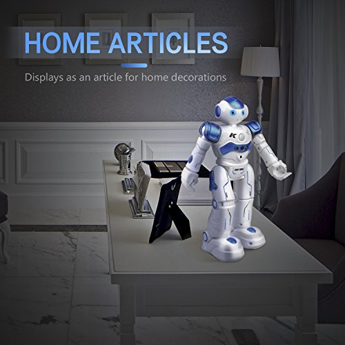 kuman Robot de Juguete de Regalo a Control Remoto, Smart Robotics Camina Canta Baila Programables y Sensación de Gestos para el Entretenimiento de Los Niños KR2