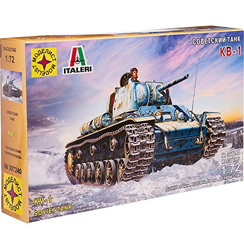 KV1 Kit modelo tanque escala 172 Tanque soviético ruso Kv 1 Kits de modelos militares Ww2 URSS tanque miniaturas kit de modelo de plástico para vehículos militares con instrucciones de montaje