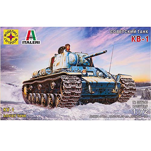 KV1 Kit modelo tanque escala 172 Tanque soviético ruso Kv 1 Kits de modelos militares Ww2 URSS tanque miniaturas kit de modelo de plástico para vehículos militares con instrucciones de montaje