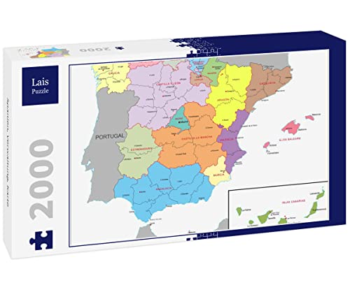 Lais Puzzle España, Administración, Mapa 2000 Piezas