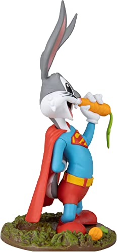 Lansay Movie Maniacs - Bugs Bunny en Traje de Superman - Looney Tunes - Figura de colección y Accesorios - Personajes de Cine - A Partir de 12 años