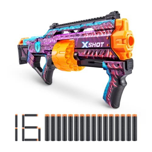 Lanzadora de Dardos de Espuma X-Shot Skins Enigma Last Stand (16 Dardos) de ZURU