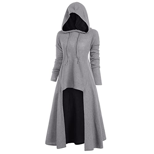 Laonajkd Disfraz Halloween Mujer 2023 Disfraces Halloween Mujer Vestido Vintage Gótico para Mujer Vestido de Cosplay Disfraz de Sirvient Disfraz Cortesana Vampiro, Novia Fantasma