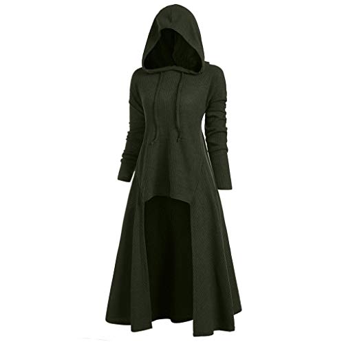 Laonajkd Disfraz Medieval Mujer Vestido Vintage Gótico para Mujer Disfraz de Mujer Halloween Disfraz de Cosplay Disfraz Bruja Mujer Gracioso Vestido Renacentista Fiestas y Eventos