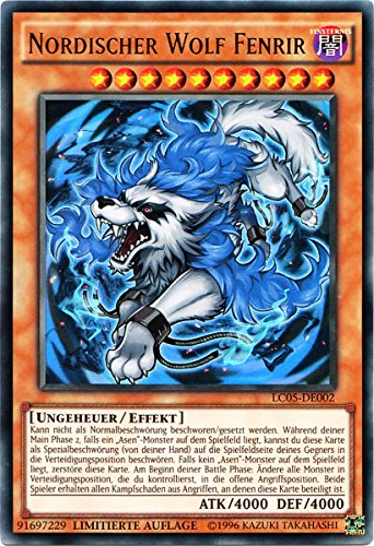 LC05 de de002 nordischer Wolf Fenrir unidades limitadas en Juego con original gwindi tarjeta Carcasa