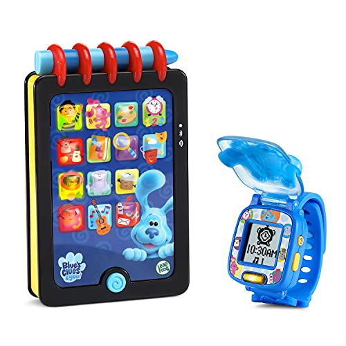 LeapFrog Blue's Clues and You! Paquete de cuaderno y reloj de aprendizaje realmente inteligente (embalaje abrefácil)