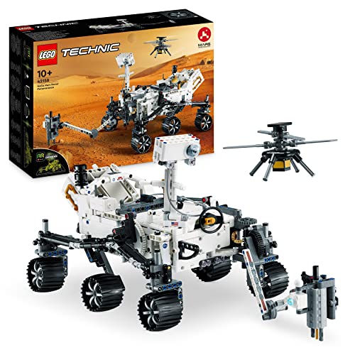 LEGO 42158 Technic NASA Mars Rover Perseverance, Juego del Espacio con Experiencia App AR, Juguete de Construcción Ciencia e Ingeniería de Vehículos, Regalo de Reyes para Niños y Niñas de 10 Años