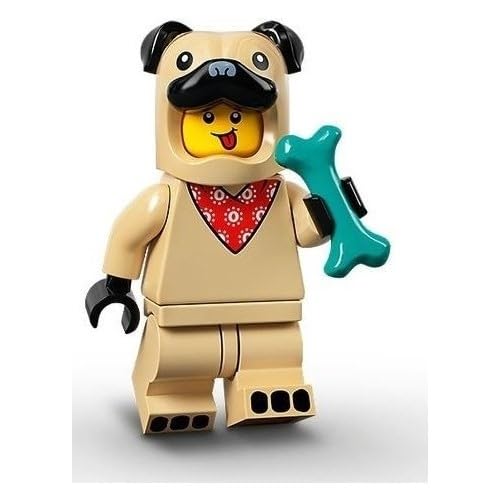 Lego® 71029 Serie 21 - Figura de 5 hombres con disfraz de carlino