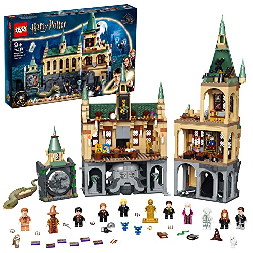 LEGO 76389 Harry Potter Castillo Hogwarts: Cámara Secreta, Set 20 Aniversario con Mini Figura Dorada & 76402 Harry Potter Hogwarts: Despacho de Dumbledore