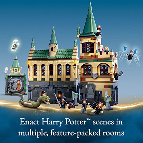 LEGO 76389 Harry Potter Castillo Hogwarts: Cámara Secreta, Set 20 Aniversario con Mini Figura Dorada & 76402 Harry Potter Hogwarts: Despacho de Dumbledore