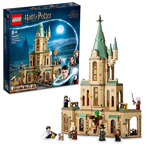 LEGO 76407 Harry Potter Casa de los Gritos y Sauce Boxeador, Juguete de Construcción 2en1, El Prisionero de Azkaban & 76402 Harry Potter Hogwarts: Despacho de Dumbledore, Castillo de Juguete