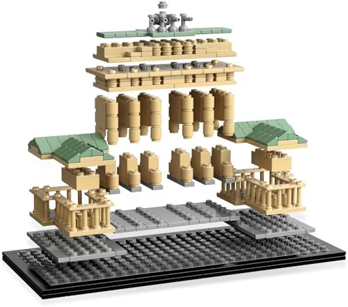 LEGO Architecture Puerta de Brandenburgo - Juegos de construcción (Multicolor, 12 año(s), 363 Pieza(s), 9,2 cm, 9,6 cm, 22,4 cm)