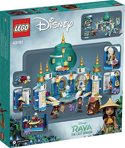 LEGO Disney Raya and The Heart Palace 43181 Imaginative Toy Building Kit; Makes a Unique Disney Gift for Kids Who Love Palaces and Adventures with Disney Characters, New 2021 (610 Pieces)