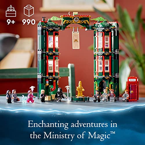 LEGO Harry Potter 76403 - Juguete de construcción modular grande con 12 minifiguras, idea de regalo de Harry Potter para niños y niñas a partir de 9 años, kit de construcción coleccionable del mundo