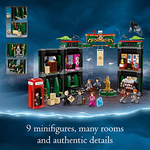 LEGO Harry Potter 76403 - Juguete de construcción modular grande con 12 minifiguras, idea de regalo de Harry Potter para niños y niñas a partir de 9 años, kit de construcción coleccionable del mundo