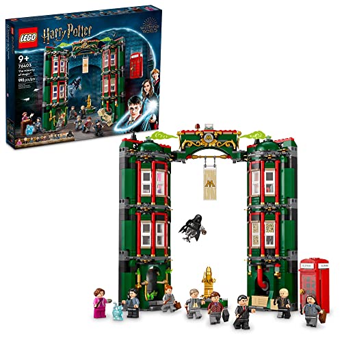 LEGO Harry Potter 76403 - Juguete de construcción modular grande con 12 minifiguras, idea de regalo de Harry Potter para niños y niñas a partir de 9 años, kit de construcción coleccionable del mundo