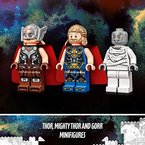 LEGO Marvel Attack on New Asgard 76207 Building Kit; Thor Construction Toy with 2 Minifigures for Kids Aged 7+ (159 Pieces)