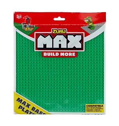 LEGO- MAX Build More ESPOSITORE 24 BASI GIOCO CM 25,5 X 25,5 Colore Grigio O Verde Juegos de construcción, Multicolor (8345SQ1)