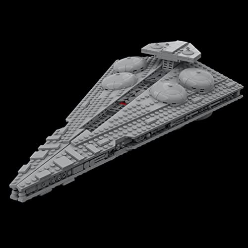 LEICHT Juego de construcción de nave espacial MOC-108178 de ciencia fi, destructor estrellado de clase de interdictor, modelo compatible con Lego Star Wars (922 piezas)