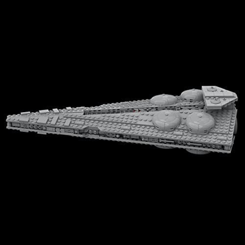 LEICHT Juego de construcción de nave espacial MOC-108178 de ciencia fi, destructor estrellado de clase de interdictor, modelo compatible con Lego Star Wars (922 piezas)