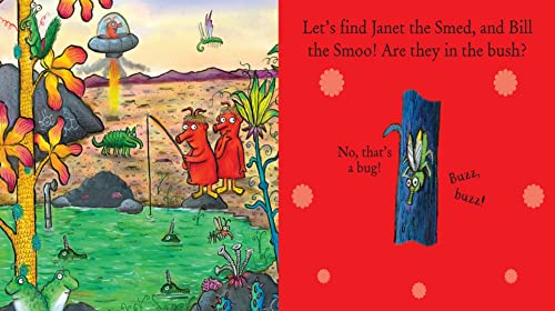 Let's Find The Smeds and The Smoos: A lift-the-felt-flap book by superstars Julia Donaldson and Axel Scheffler!